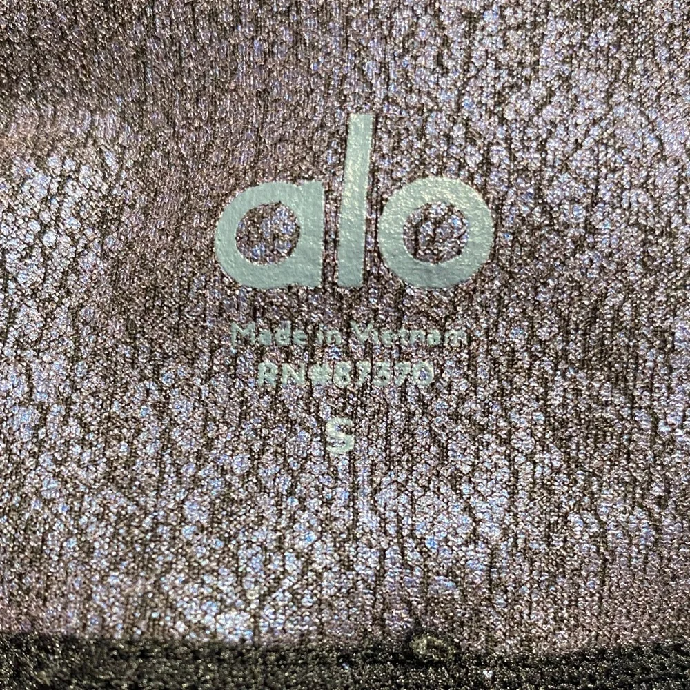 Alo Yoga Stylish Blue Leggings Size S
